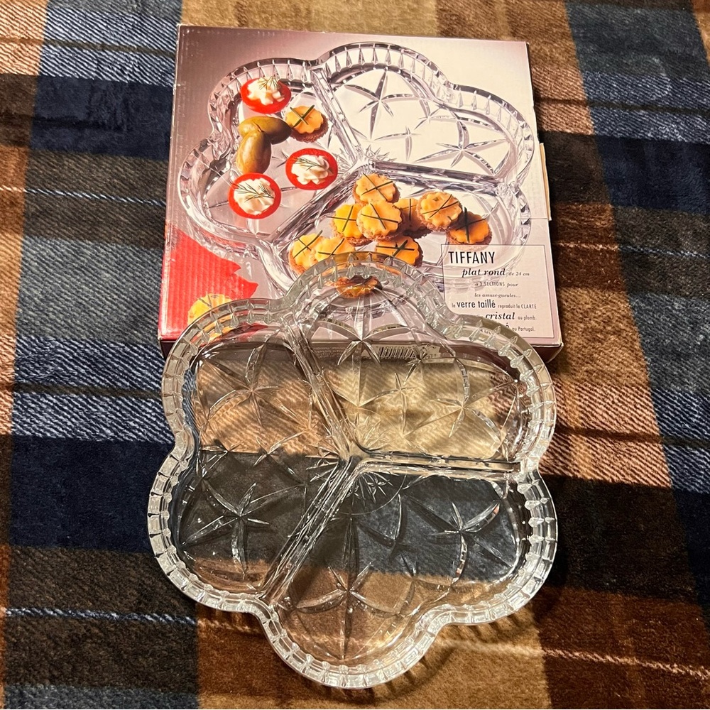 Crystal Round appetizer Platter